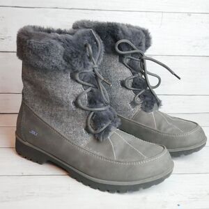 JBU By Jambu Womens Size 9M Colorado Faux Fur All Tera Boots Gray